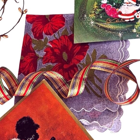 Instant Vintage Christmas Collection Holiday Nostalgia Ephemera Decor Bundle - Picture 3 of 10